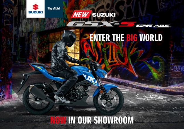 Enter the BIG world with the NEW SUZUKI GSX S 125