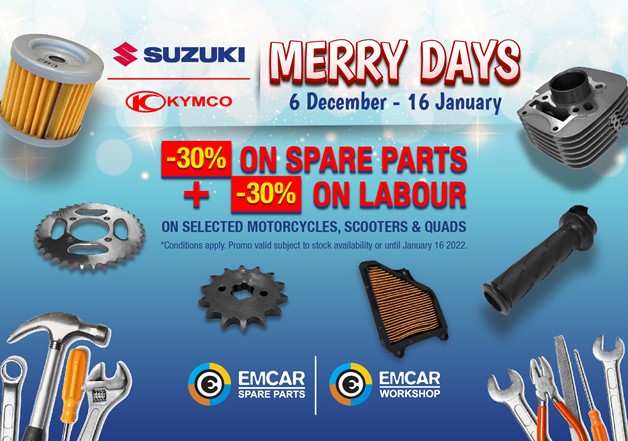 The Merry Days are back at all Emcar shops!!