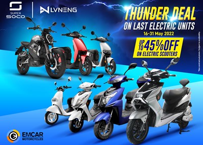 Thunder Deal on Electric Scooters