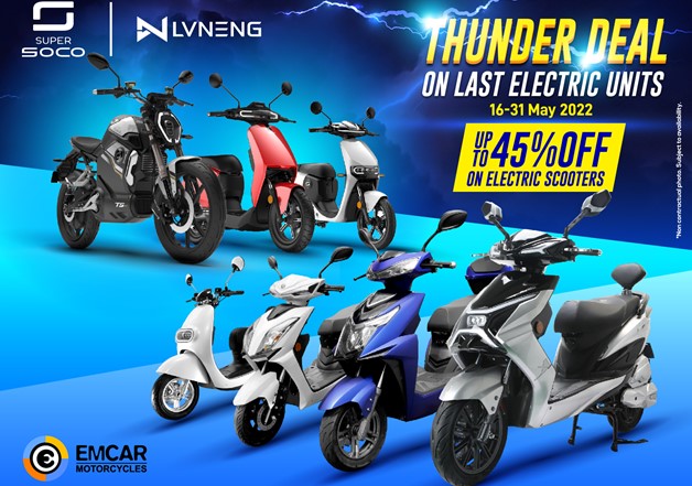 Thunder Deal on Electric Scooters